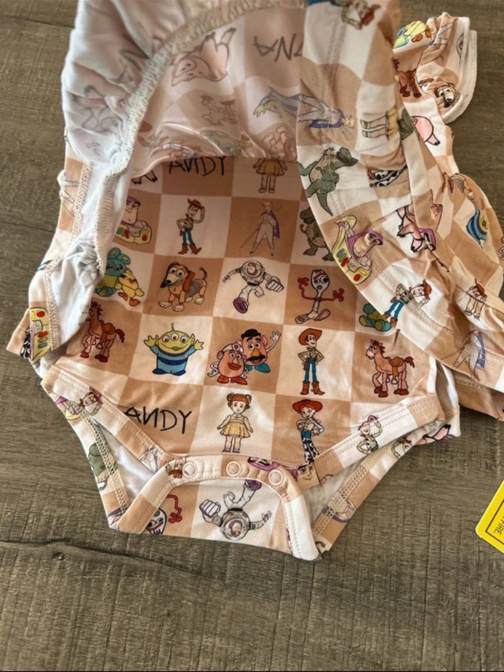 Toy Story Short sleeve bamboo bodysuit twirl